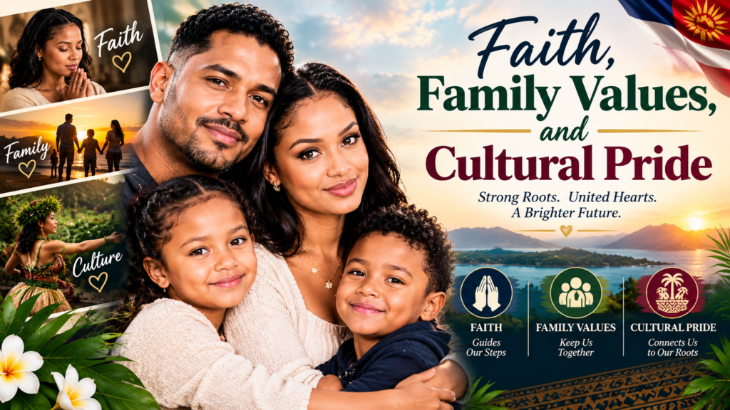 Faith, Family Values, and Cultural Pride