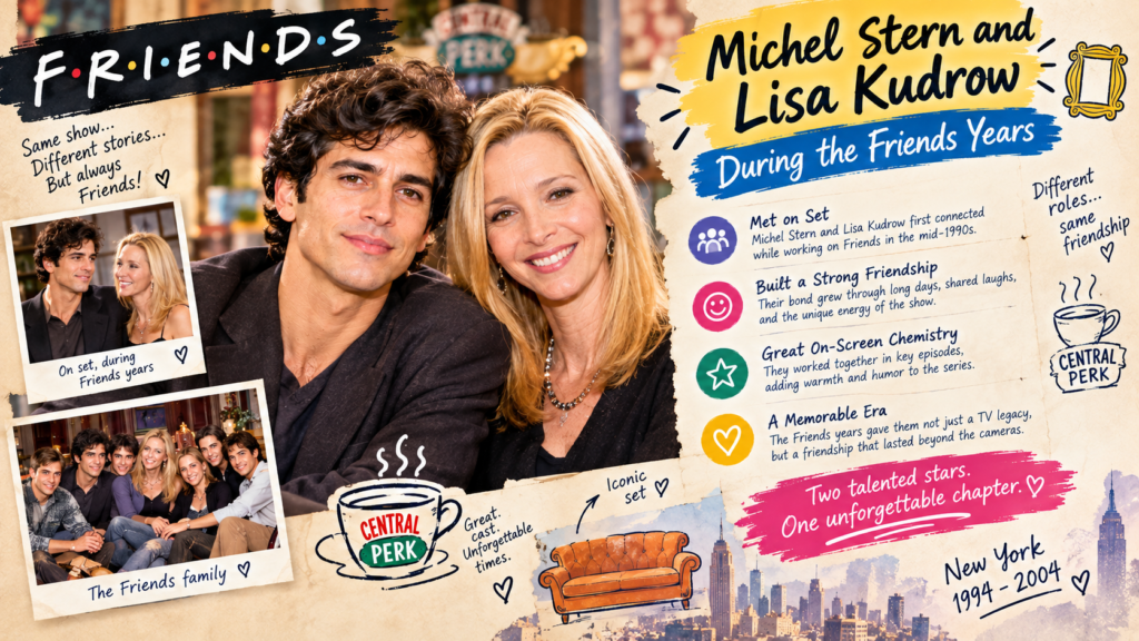 Michel Stern and Lisa Kudrow During the Friends Years