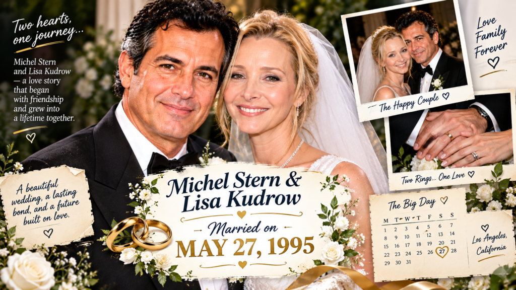 Michel Stern and Lisa Kudrow Married on May 27, 1995