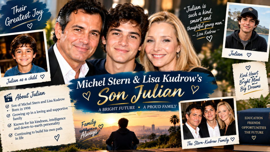 Michel Stern and Lisa Kudrow's Son Julian